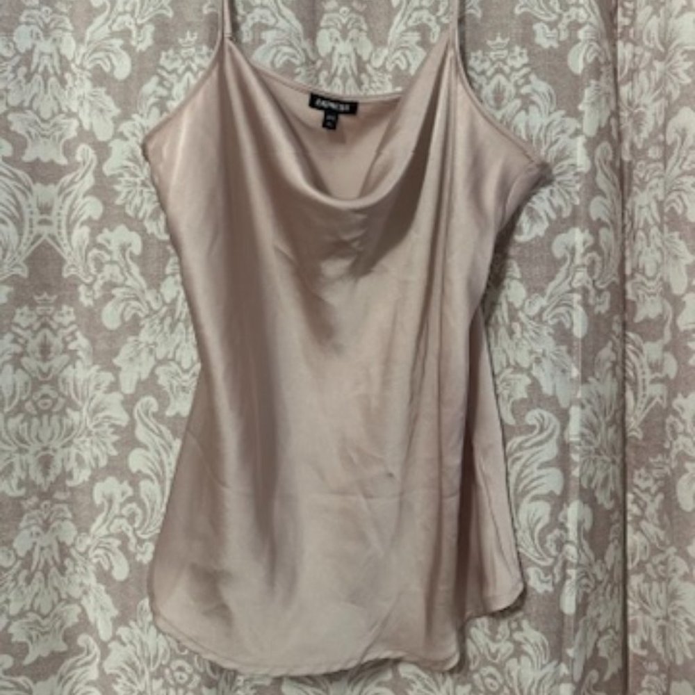 Express Cowl Neck Spaghetti Strap Top